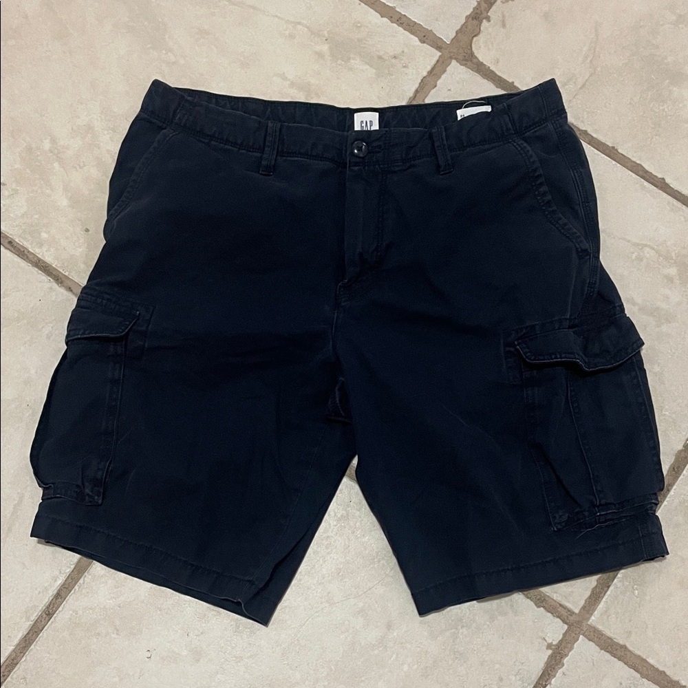 GAP Men's Dark Navy Cargo Shorts
